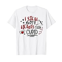 I Steal More Hearts Than Cupid Valentine's Day Cupid Lover T-Shirt