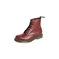 Dr. Martens, 1460 Original Smooth Leather 8-Eye Boot for Men and Women, Cherry Red Smooth, 8 US Women/7 US Men