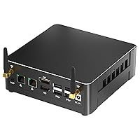 msecore Mini PC with AMD Ryzen 7 5800H 8 Cores, 16G RAM, 512G SSD, Dual LAN, Support 1 * 2.5G, 4K Triple Display, Wi-Fi 6E, Small Desktop Computer for Bussiness, Daily Use, Windows 11 Pro
