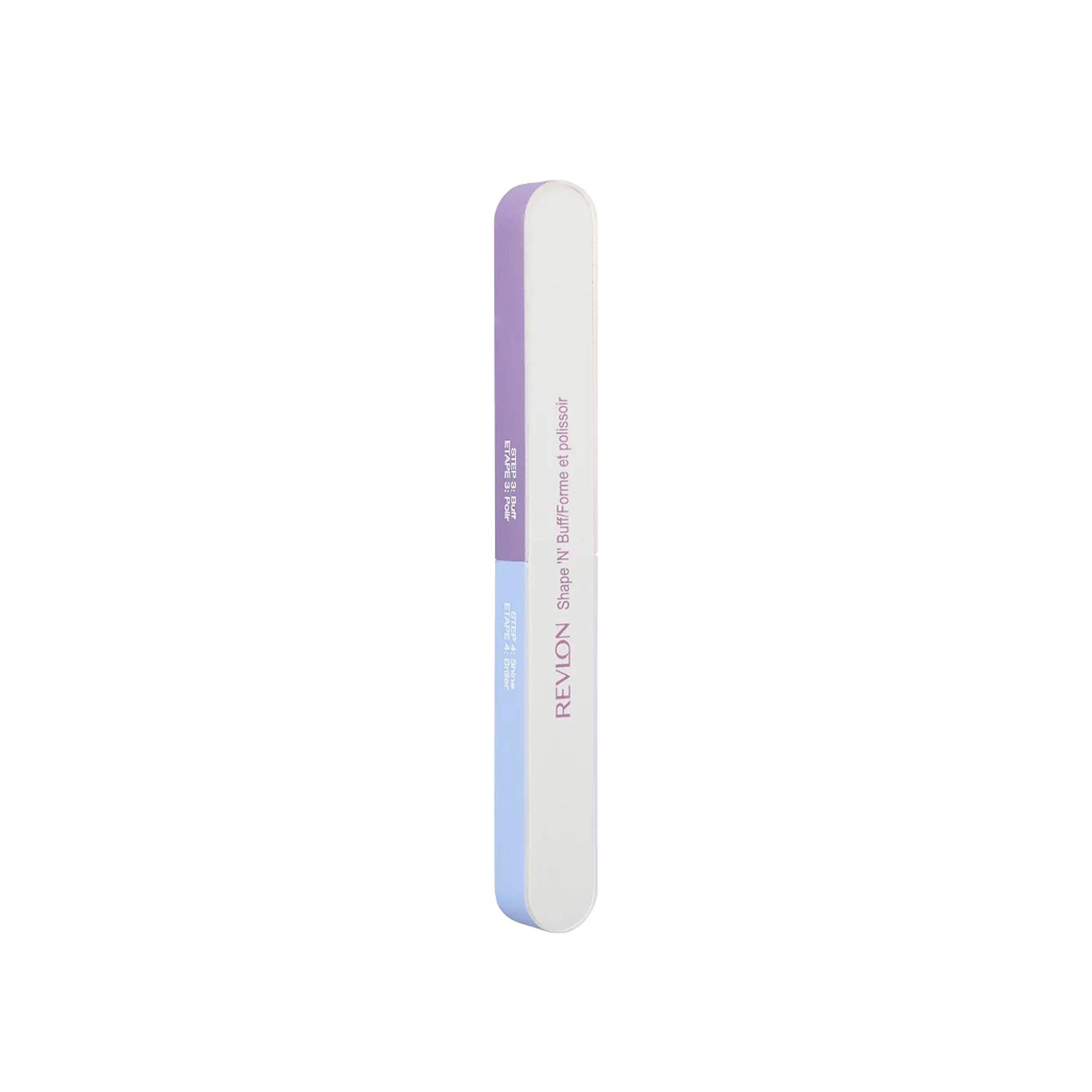 Revlon Nail Buffer, Shape 'N' Buff Nail File & Buffer, Nail Care Tool, All-in-One Shaping & Buffing, Easy to Use (Pack of 1)