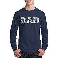 Threadrock Men's Dad Typography Long Sleeve T-Shirt