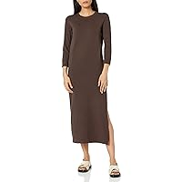 Norma Kamali Women's 3/4 Sleeve Tailored Terry Gown