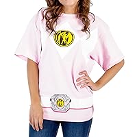 Power Rangers The Pink Rangers Costume T-Shirt Tee