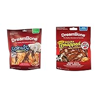 DreamBone Spirals Variety Dog Chews Mini Chicken-Wrapped Dog Chews (15 Count)