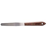 Albion Engineering Company 258-4TPS Classic Tapered Spatula, Stainless Steel, Hardwood Handle, 7/16