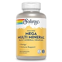Mega Multi Mineral No Iron, Vitamin Capsules (076280045147) (200 Capsules, 50 Servings)