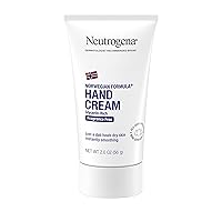 Norwegian Formula Moisturizing Hand Cream Formulated with Glycerin for Dry, Rough Hands, Fragrance-Free Intensive Hand Lotion, 2 Oz (Pack of 6)