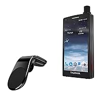BoxWave Car Mount Compatible with Thuraya X5-Touch - MagnetoMount Clip, Metal Car Air Vent Strong Magnet Mount for Thuraya X5-Touch - Jet Black