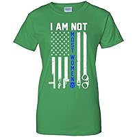 Women's Police I Am Not Most Women Thin Blue Line USA Flag Shirt Ladies' Short Sleeve Tee