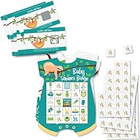 Big Dot of Happiness Let’s Hang - Sloth Party Game Set – Baby Shower Party Game Supplies Kit – Bingo Cards and Scratch-Off Cards Party Virtual Bundle