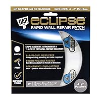 7079809161 Repair Eclipse Wall Patch, 2 Inch, Clear, 4 Pack,White