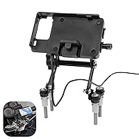 GUAIMI Motorcycle Phone Mount, Phone Holder with Adjustment for The Original Navigation Holder Compatible with R1200GS R1250GS F850GS F800GS S1000R R1200R -Black