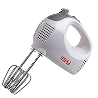 USA Hand Mixer with Case 5-Speed ,White, Small
