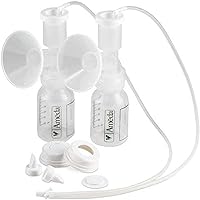 Ameda Dual HygieniKit Universal (Non-Sterile) Milk Collection System (Old Version) | NOT Compatible with MYA Joy, MYA Joy Plus or Pearl Breast Pumps