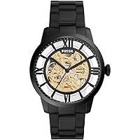 FOSSIL Townsman Watch for Men, Automatic Movement with Stainless Steel or Leather Strap