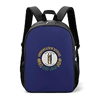 Kentucky State Flag Seal America Unisex Laptop Backpack Lightweight Shoulder Bag Travel Daypack