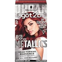 Metallic Permanent Hair Color, M76 Real Red