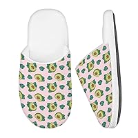 Avocado Dreams Memory Foam Slippers - Cute Slippers - Food Memory Foam Slippers