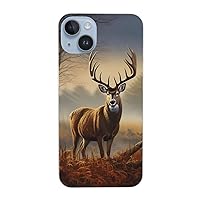 Deer Hunting Print for iPhone 14 Case Drop-Proof Protection 6.1 in for iPhone 14, 6.7in for iPhone 14 Plus