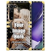 DAIZAG Case Compatible with for Personalized Photos Customized Custom Case for Samsung Galaxy S23 A14 S22 S21 S20 FE Ultra Plus A03S A32 Case 14 Pro Max Mini 12 11 Gold
