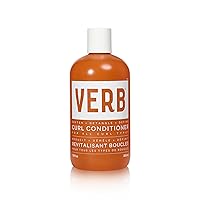 VERB Curl Conditioner - Soften, Define & Hydrate -Vegan Curl Defining Frizz Control-SunflowerCurl Complex,Jojoba and Castor Oil Hair Care Product to Deeply Nourish and Repair Damaged Hair,12 fl oz