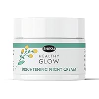 ShiKai Healthy Glow Brightening Night Cream (1 oz) | Hydrating Skin Lotion | With Vitamins C, E, Niacinamide | Provides a healthy glow in skin.