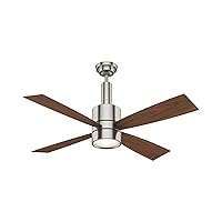 Casablanca Bullet Indoor Ceiling Fan with LED Light and Wall Control