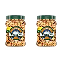 Gourmet Hunter Mix, 23 Ounces, Sesame Sticks, Peanuts, Sunflower Kernels, Almonds, Cashews, and Pepitas (Pack of 2)