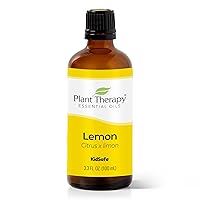 Lemon Essential Oil 100 mL (3.3 oz) 100% Pure, Undiluted, Natural Aromatherapy, Therapeutic Grade