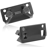 2Pcs WPW10195622 Dishwasher Rack Stop Clip, Upper Dishrack Slide Rail Rear Stop Replacement by AMI PARTS, Fit for Whirlpool Kitchenaid Kenmore Dishwasher, Replaces PS11750071, 1872168, WPW10195622VP