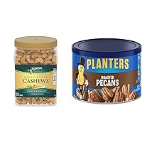 PLANTERS Deluxe Cashews and Pecans Snack Bundle (2 Containers)