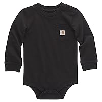 Carhartt Unisex Baby Long-sleeve Pocket BodysuitBodysuit
