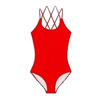 Girls Reese Upf50Beach Sport Criss-Cross One Piece Swimsuit