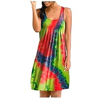 Woman Girls String Tunic Tank Top Painted No Sleeve Balconette Bandeau