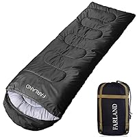 Sleeping Bags 20℉ for Adults Teens Kids with Compression Sack Portable and Lightweight for 3-4 Season Camping, Hiking,Waterproof, Backpacking and Outdoors
