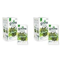 gimMe Grab & Go - Sea Salt & Avocado Oil - 5 Count - Organic Roasted Seaweed Sheets - Keto Vegan Gluten Free - Great Source of Iodine & Omega 3’s - Healthy On-The-Go Snack for Kids Adults (Pack of 2)