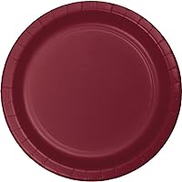 Club Pack of 240 Burgundy Disposable Paper Party Banquet Dinner Plates 9