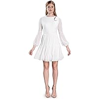 Dress the Population Women's Paola Fit and Flare Mini Dress