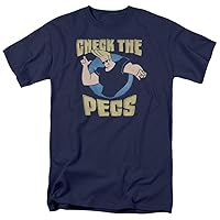 Johnny Bravo - Check The Pecs T-Shirt Size M