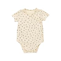 Newborn Baby Boy Girl Floral Short Sleeve Romper Infant Onesie Bodysuit Jumpsuit Outfits 12m Boy Clothes