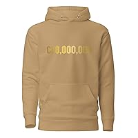 CEO,000,000 Gold Pullover Hoodie Khaki XL