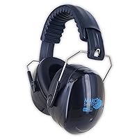 MAKO Safety Adjustable Headband Earmuffs, 1 Pair, Unisex, One Size Fits Most, Black, MKM26