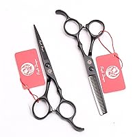 Professional Hairdressing Scissors Set, 6.0 Inches Hair Cutting Scissors Kit, Salon Razor Edge Hairstyle Set, Sharp and Durable, for Haircut, Hair Shears for Home and Salon,6.0