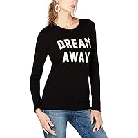 Womens Embellished Dream Away Pullover Sweater