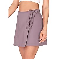 ODODOS Wrap Skorts for Women Built-in Shorts High Waist Tennis Skirts with Pockets for Casual Athletic Golf