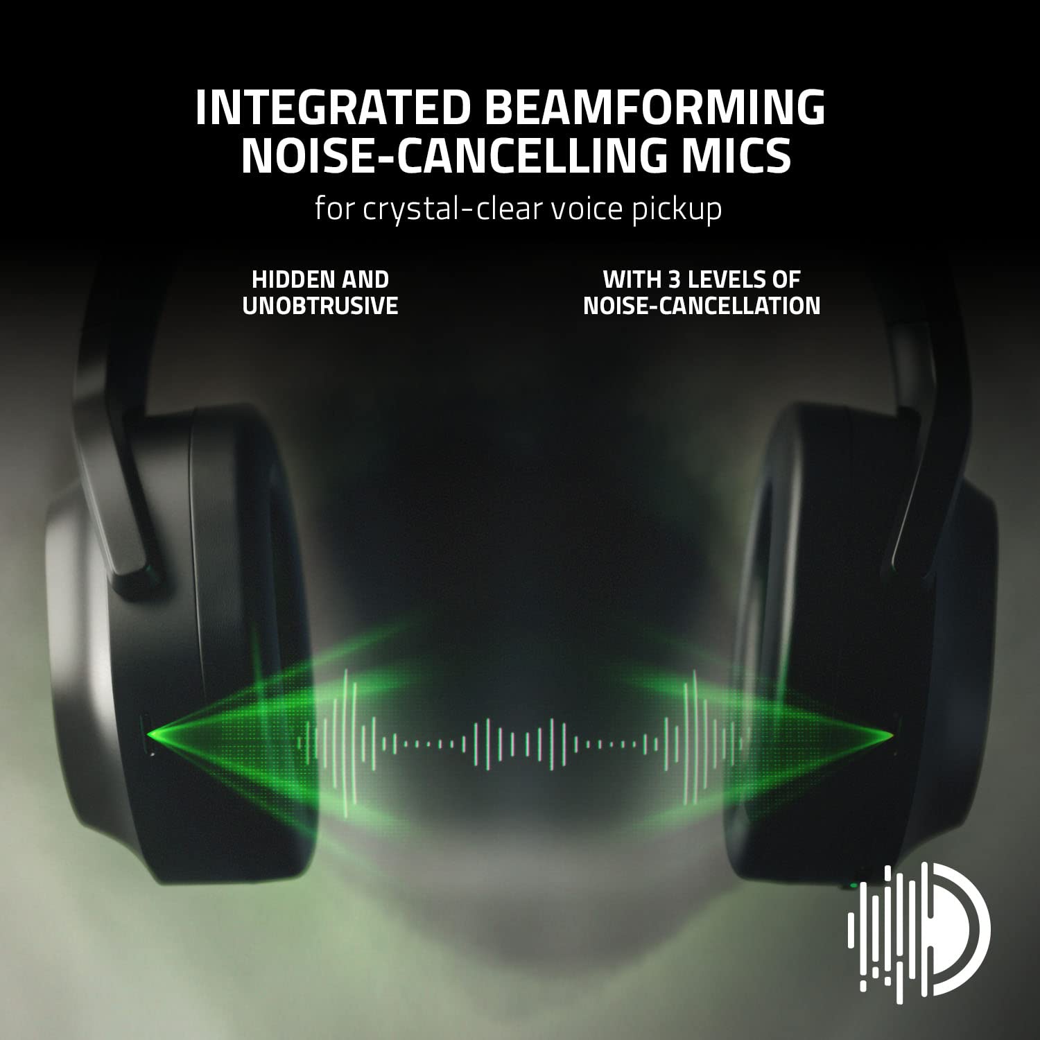 Razer Barracuda Pro Wireless Gaming & Mobile Headset (PC, PlayStation, Switch, Android, iOS): Hybrid ANC - 2.4GHz Wireless + Bluetooth - THX AAA - 50mm Drivers - Integrated Mic - 40 Hr Battery - Black
