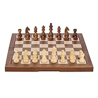 XXSLY Chess Game Classic Chess Set,Board Game Set with Wooden Chess Board ＆ Pieces for Adults Kids,15.7