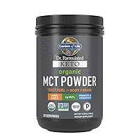 Garden of Life Grass Fed Collagen Peptides 28 Servings and Organic MCT Powder 30 Servings Bundle