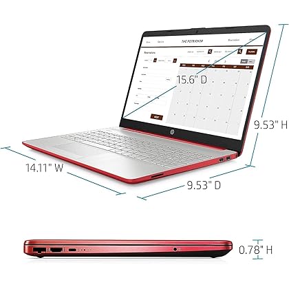 HP Pavillion 15.6 HD Newest Laptop Computer for Business and Student, 16GB RAM, 1TB SSD, Intel Quad-Core Pentium N5000, Ethernet, WiFi, Webcam, Fast Charge, HDMI, Win 10 Home, w/GM Accessories, Red