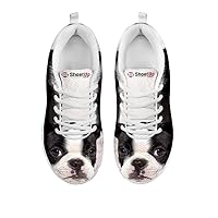 Artist Unknown Women's Sneakers - Boston Terrier Print Women's Casual Running Shoes
